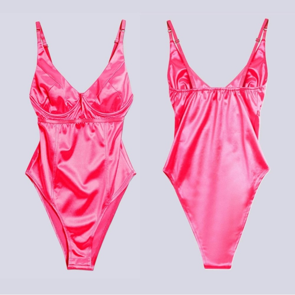 Hot Pink Body Suit - Picture 4 of 5